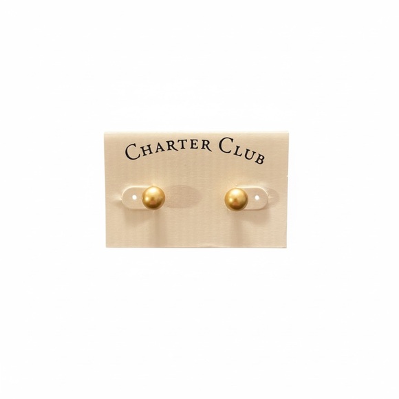 Charter Club Jewelry - Charter Club Gold-Tone Stud Earrings
